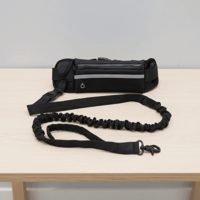 Laisse canicross chien mains libres élastique running jogging trail sport résistante 5 – Lune et Museau