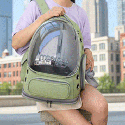 Sac transport chien Voyago Comfort cabine avion promenade respirant – vue 6 - Lune et Museau