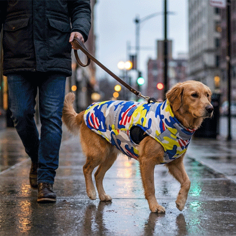 Manteau chien imperméable confort hiver automne printemps 3 saisons pluie froid 6 – Lune et Museau