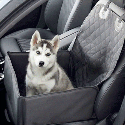 Siège auto pour chien SecuriPaws sécurisé confortable trajet voiture – vue 6 - Lune et Museau