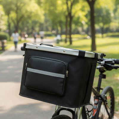 Panier vélo chien sécurisé transport petit chien balade promenade urbaine 6– Lune et Museau