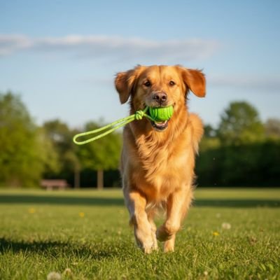 Balle chien ultra résistante caoutchouc naturel jeux extérieur rapporter lancer indestructible 3 – Lune et Museau
