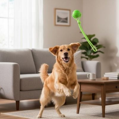 Balle chien ultra résistante caoutchouc naturel jeux extérieur rapporter lancer indestructible 2 – Lune et Museau