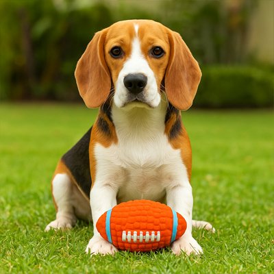 Balle pour chien ultra rebondissante jeux extérieur fetch résistante mâchoire 2– Lune et Museau