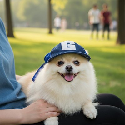 Casquette chien protection solaire UV ajustable été balade extérieur 3 – Lune et Museau