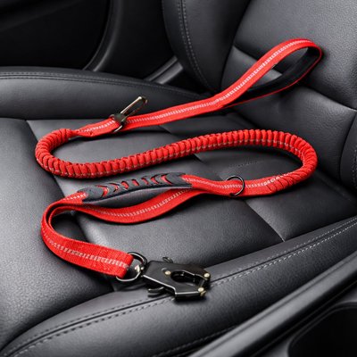 Ceinture de sécurité pour chien | attache harnais ajustable pour trajet en voiture – Lune et Museau