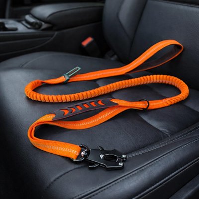 Ceinture de sécurité pour chien | attache harnais ajustable pour trajet en voiture –  vue 3 - Lune et Museau