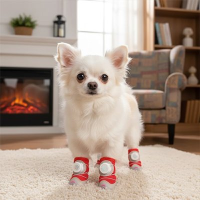 Chaussures chien protection pattes bitume chaud froid neige randonnée – vue 2 – Lune et Museau