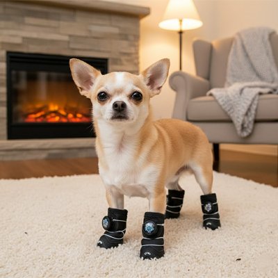 Chaussures chien protection pattes bitume chaud froid neige randonnée – Lune et Museau