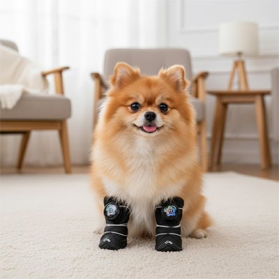Chaussures chien protection pattes bitume chaud froid neige randonnée – vue 3 – Lune et Museau