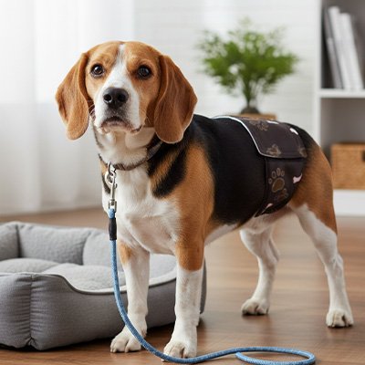 Couche pour chien | Absorbante et confortable – vue 4 – Lune et Museau