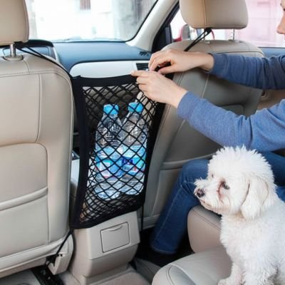 Filet séparation chien voiture sécurité trajet coffre siège arrière – Lune et Museau