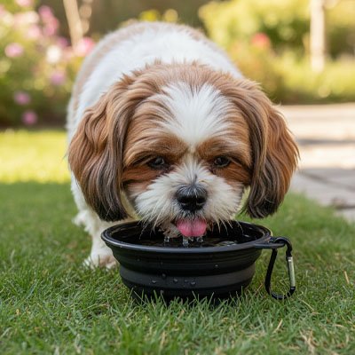 Gamelle pour chien anti-dérapante ergonomique stable repas confort noir– Lune et Museau