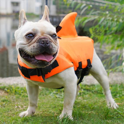 Gilet de sauvetage chien orange