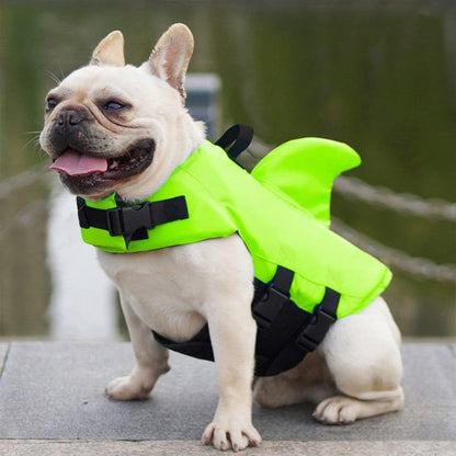 Gilet de sauvetage chien vert