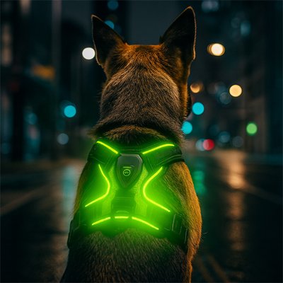 Harnais chien confort sécurité anti-traction sangles ajustables promenade 5 – Lune et Museau
