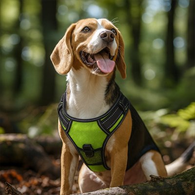 Harnais chien confort sécurité anti-traction sangles ajustables promenade 3 – Lune et Museau