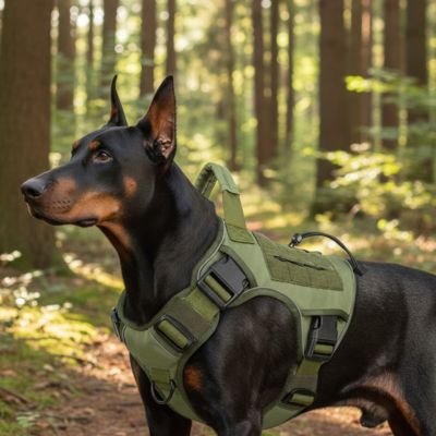 Harnais chien | Confort Sécurité – vue 3 – Lune et Museau