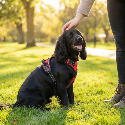 Harnais chien confort sécurité anti-traction sangles ajustables promenade 6 – Lune et Museau
