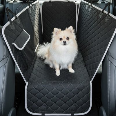 Housse voiture chien imperméable protection siège banquette arrière – vue-3-Lune et Museau