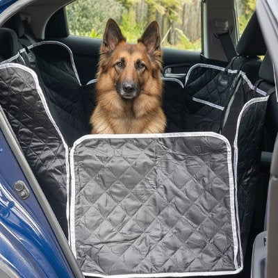 Housse voiture chien imperméable protection siège banquette arrière – vue 5 - Lune et Museau