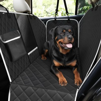 Housse voiture chien imperméable protection siège banquette arrière –   -vue 2 - Lune et Museau