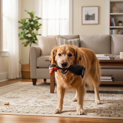 Jouet pour chien Intellistim stimulation mentale intelligence interactif pour promenade– Lune et Museau