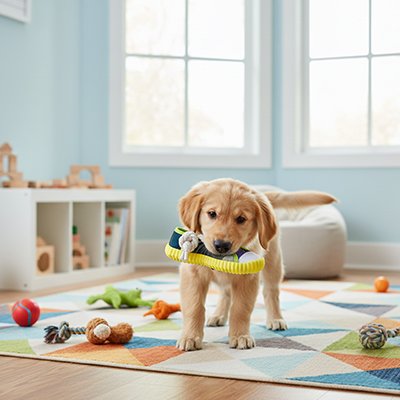 Jouet pour chien qui joue avec