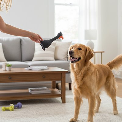 Jouet pour chien Intellistim stimulation mentale intelligence interactif rigolo – Lune et Museau
