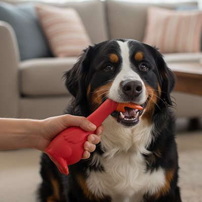 Jouet pour chien Intellistim stimulation mentale intelligence interactif couic couic– Lune et Museau