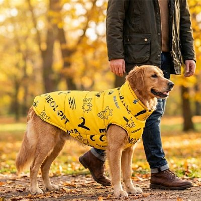 Manteau chien imperméable doublé chaud protection hivernale neige pluie petit grand chien 5 – Lune et Museau
