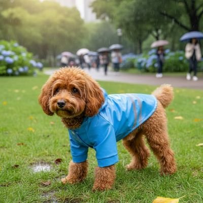 Manteau pour Chien avec un soleil au parc