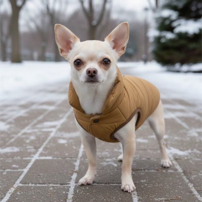Manteau chien imperméable imperméabilisé 3 saisons pluie froid hiver automne printemps – vue 2 – Lune et Museau
