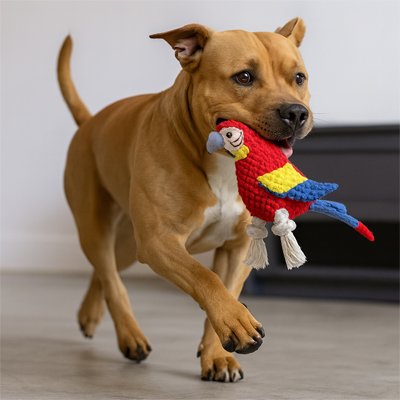 Peluche chien ultra-douce jouet intérieur doudou sécurisant réduction anxiété séparation 3 – Lune et Museau