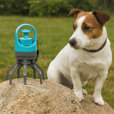 Ramasse-crotte chien pratique hygiénique promenade déjections canines sac biodégradable 2 – Lune et Museau
