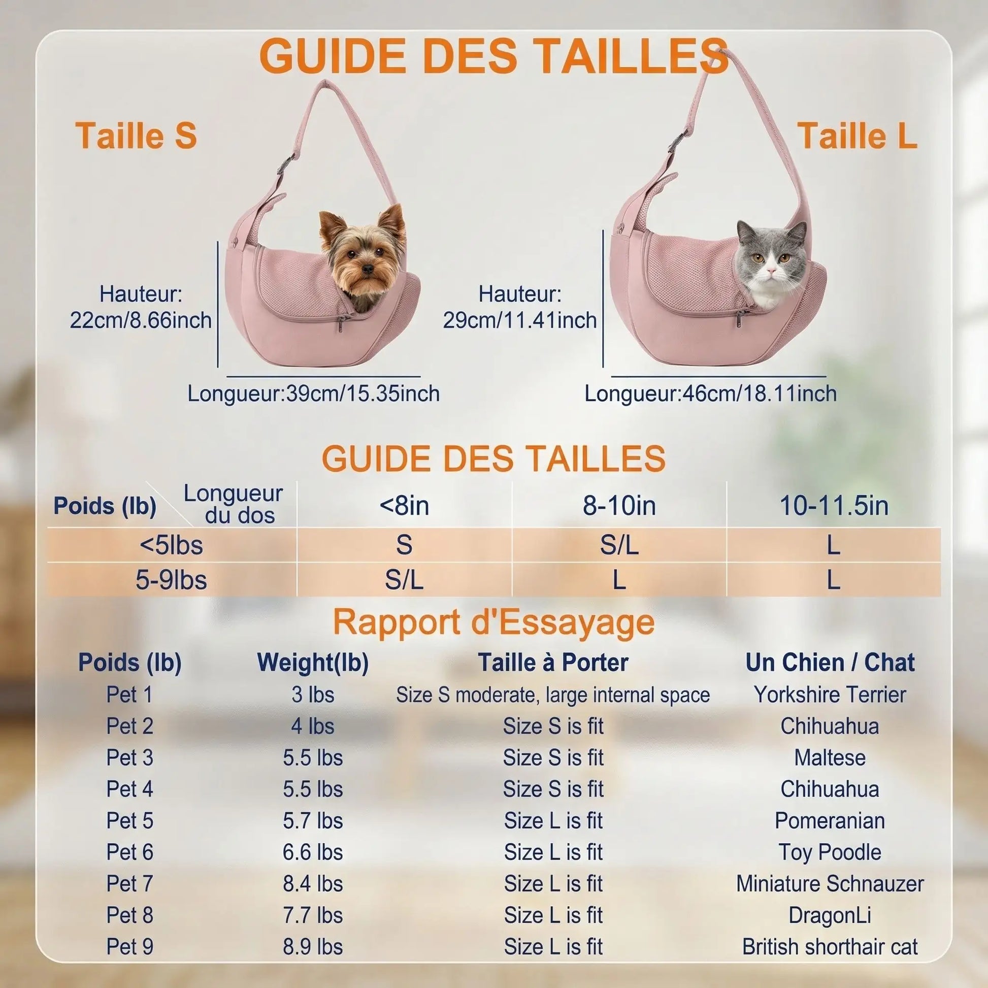 Sac de transport pour chien TravelSafe solide sécurisé voyage cabine différentes grandeurs – Lune et Museau