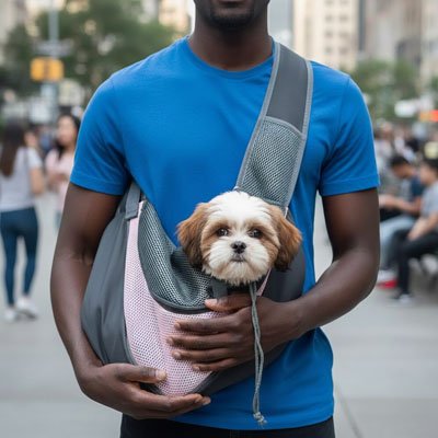 Sac de transport pour chien TravelSafe solide sécurisé voyage cabine – Lune et Museau