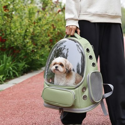 Sac transport chien Voyago Comfort cabine avion promenade respirant –  vue 5 - Lune et Museau