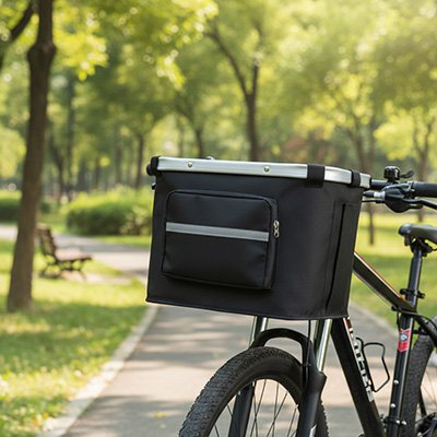 Panier vélo chien sécurisé transport petit chien balade promenade urbaine 5 – Lune et Museau